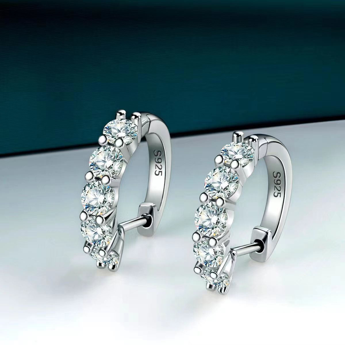 Moissanite Stud Earrings