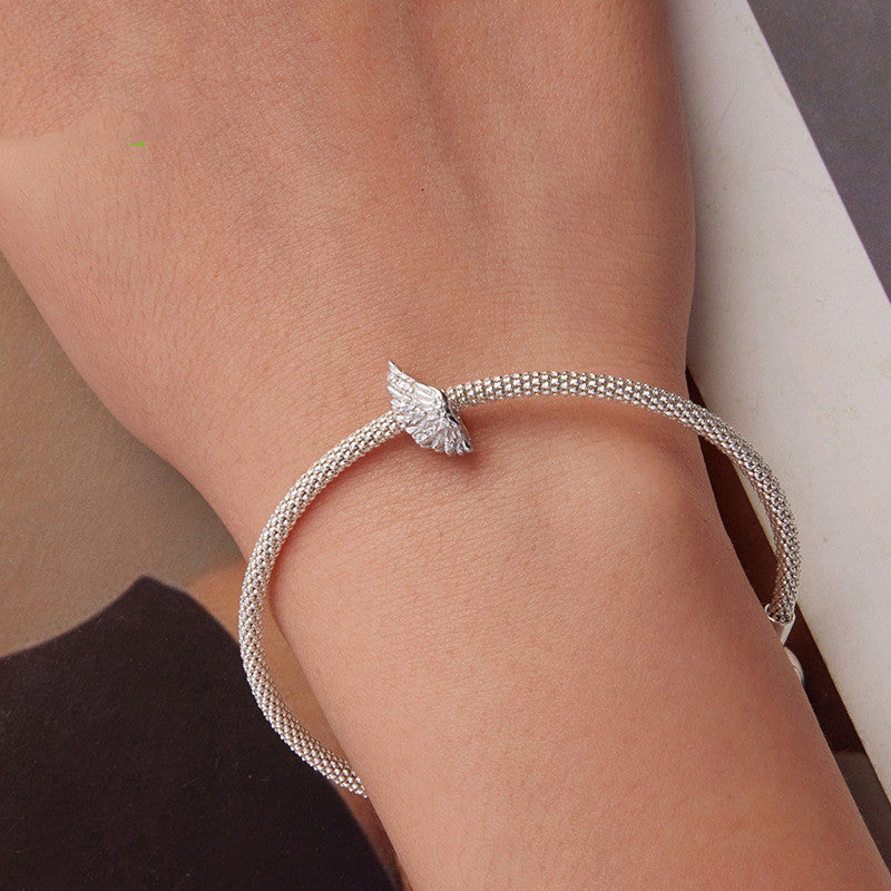 Silver Wings Charm