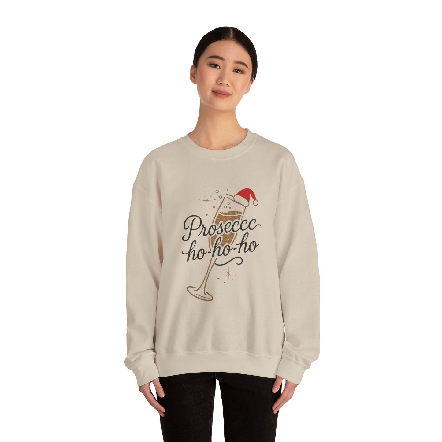 Women’s Festive Prosecco Crewneck Sweatshirt