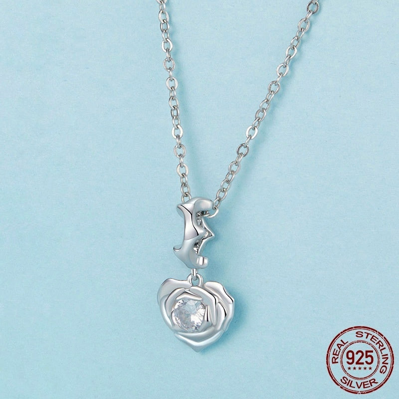 Rose Heart Charm