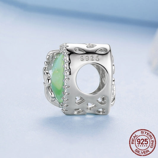 Crystal Clover Charm