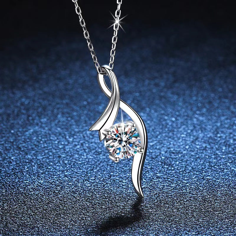 Elegant Moissanite Necklace