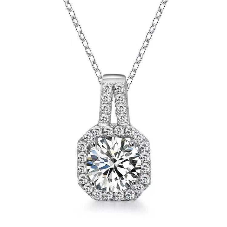 Drop Moissanite Necklace