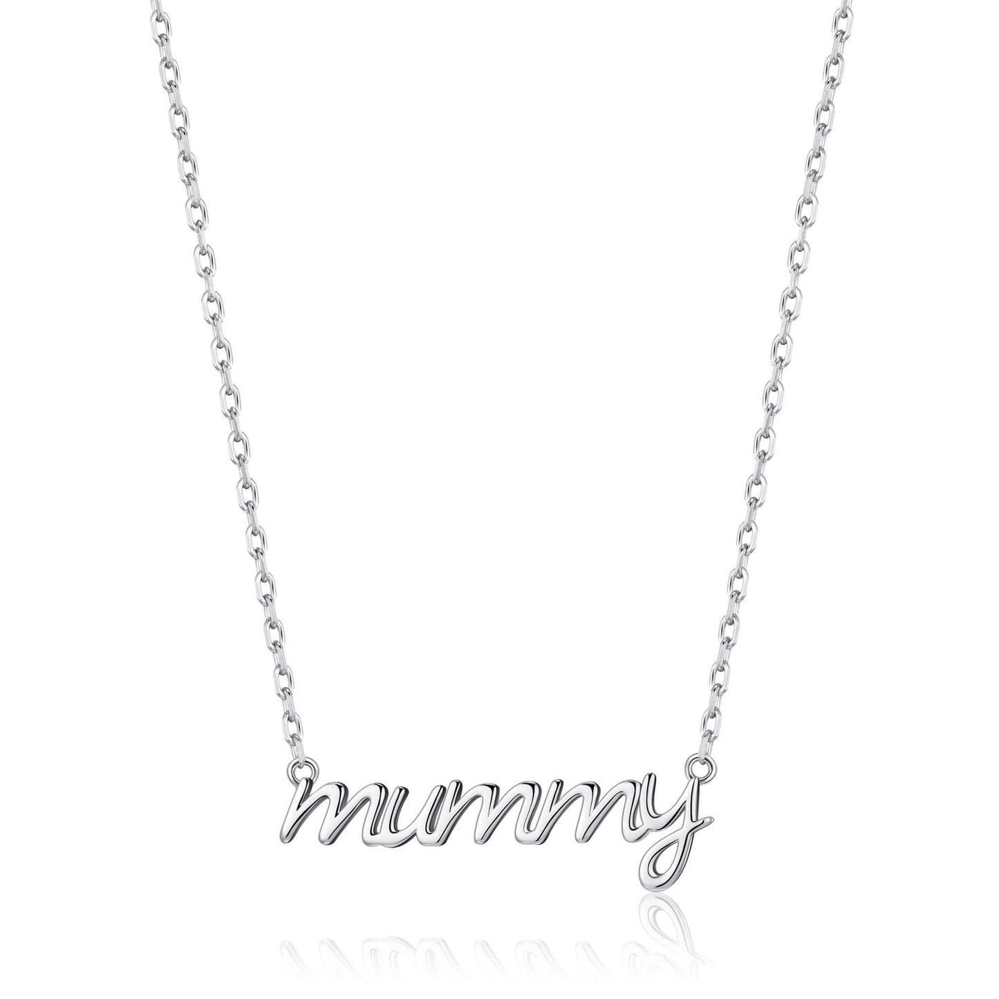 Silver Plated Mummy Necklace