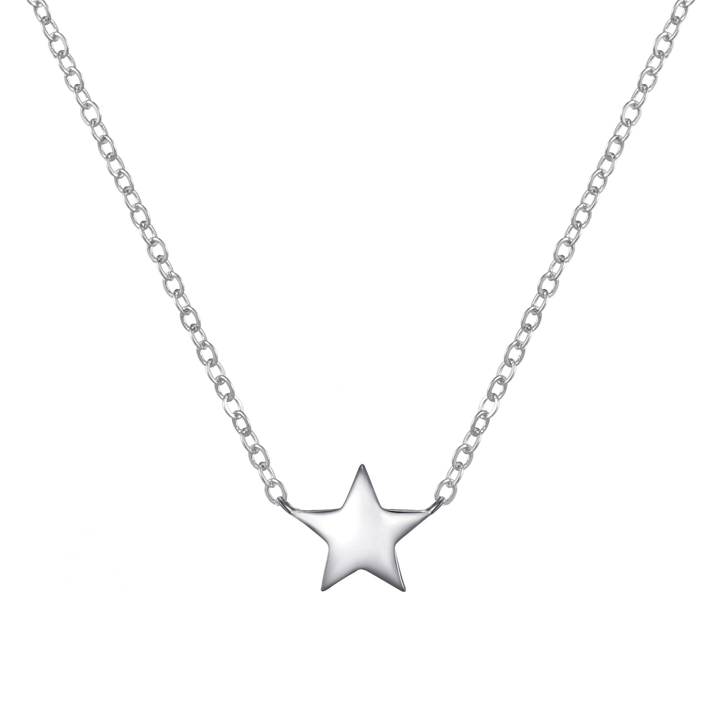 Sterling Silver Niece Quote Star Necklace