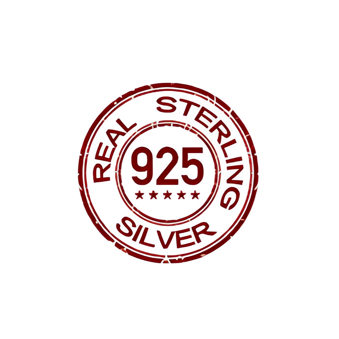 925 Sterling Silver authenticity stamp indicating genuine material used in the Pink Floral Bead - Delicate Feminine Charm.