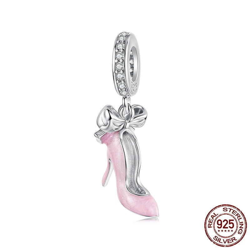 Pink High Heel Charm