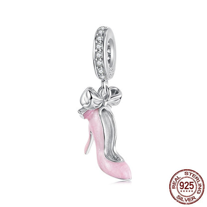 Pink High Heel Charm