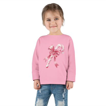 Toddler Clothing Candy Cane Long Sleeve Tee
