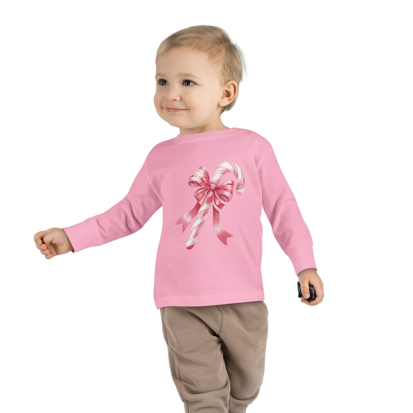 Toddler Clothing Candy Cane Long Sleeve Tee