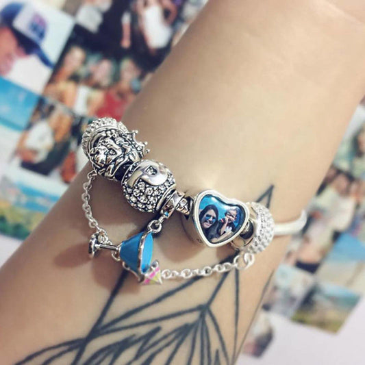 Engraved Photo Charm