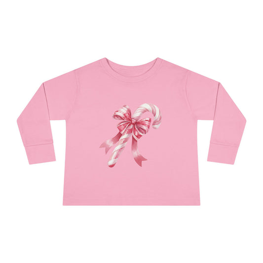 Toddler Clothing Candy Cane Long Sleeve Tee