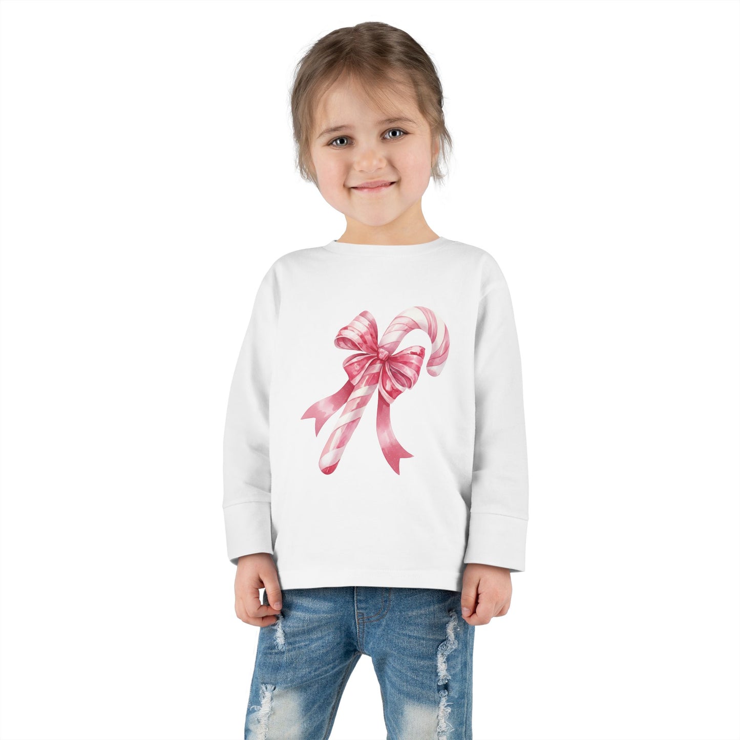 Toddler Clothing Candy Cane Long Sleeve Tee
