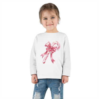 Toddler Clothing Candy Cane Long Sleeve Tee