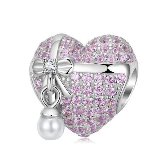 Pink Bow Charm