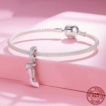 Pink High Heel Charm