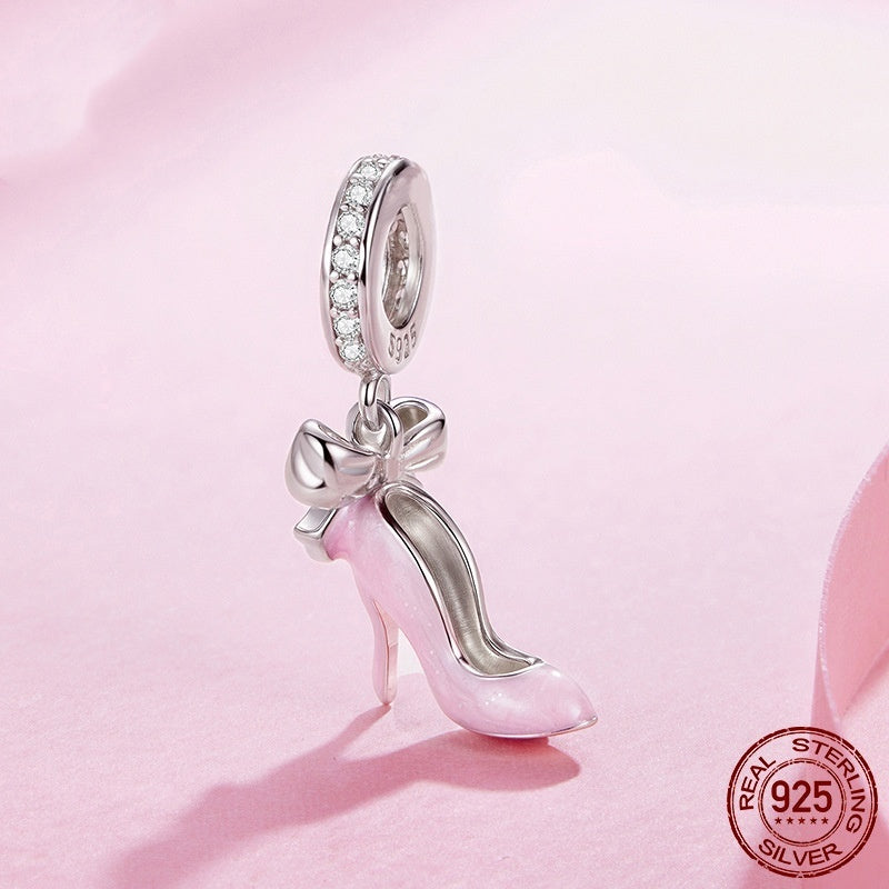 Pink High Heel Charm