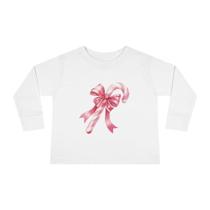 Toddler Clothing Candy Cane Long Sleeve Tee