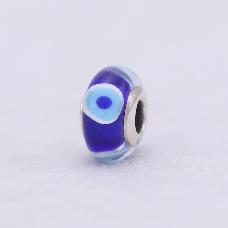 Blue Eye Spacer charm for bracelet protection