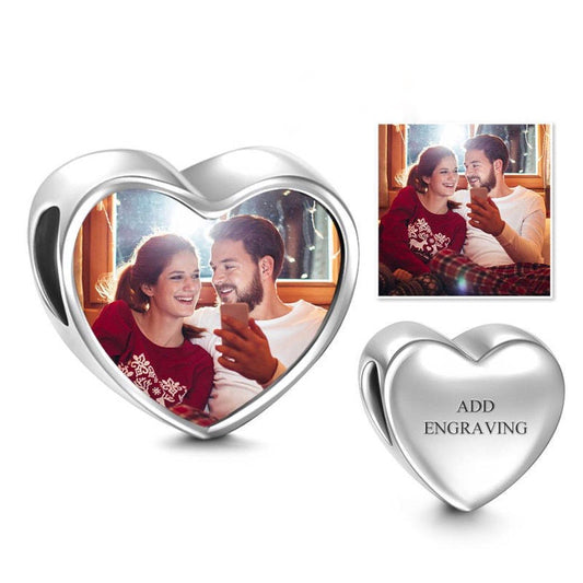 Engraved Photo Charm