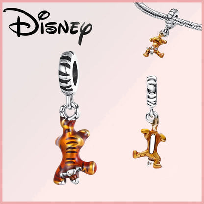 Disney Pixar Charms Collection (Limited Edition) featuring Tigger charm in sterling silver with orange enamel, perfect for Disney jewelry lovers.