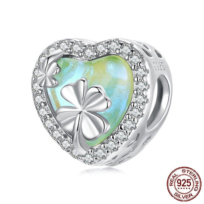 Crystal Clover Charm