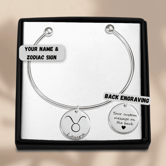 Personalised Zodiac Bangle