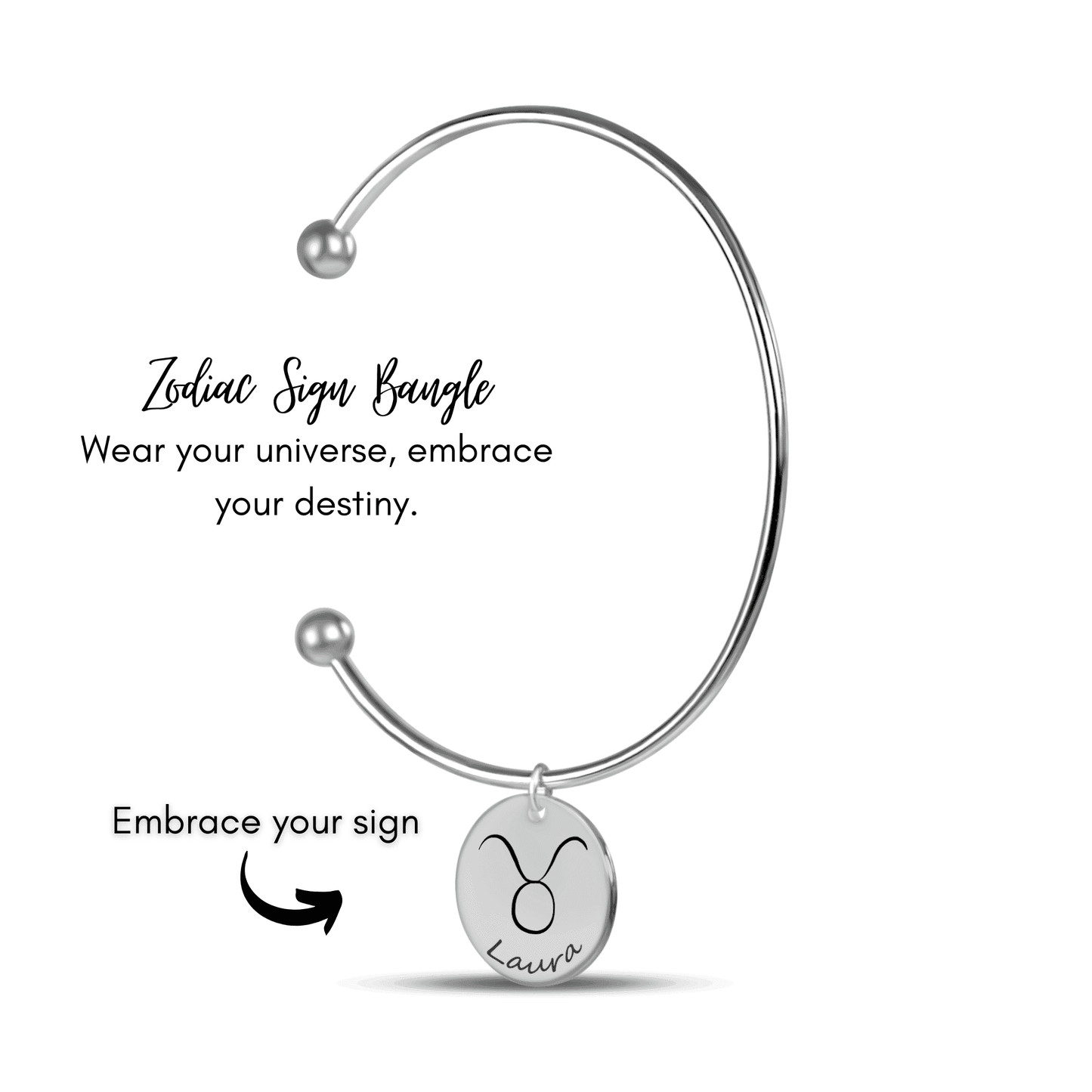 Personalised Zodiac Bangle