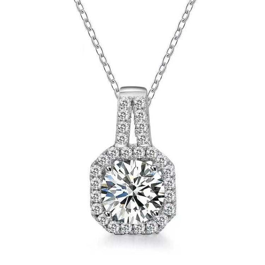 Drop Moissanite Necklace