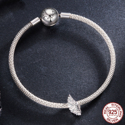 Silver Wings Charm