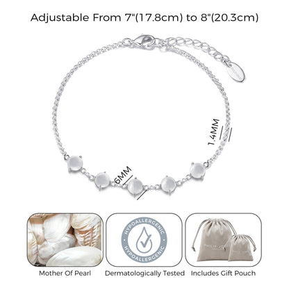 Mother of Pearl Gemstone Bracelet